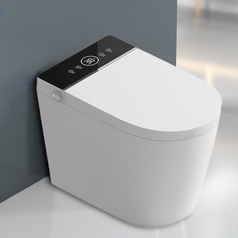 Simple Elongated All-in-One Bidet Ceramic Smart Toilet Bidet with Heated Seat Clearhalo 'Bathroom Remodel & Bathroom Fixtures' 'Bidets' 'Home Improvement' 'home_improvement' 'home_improvement_bidets' 'Toilets & Bidets' 7555010
