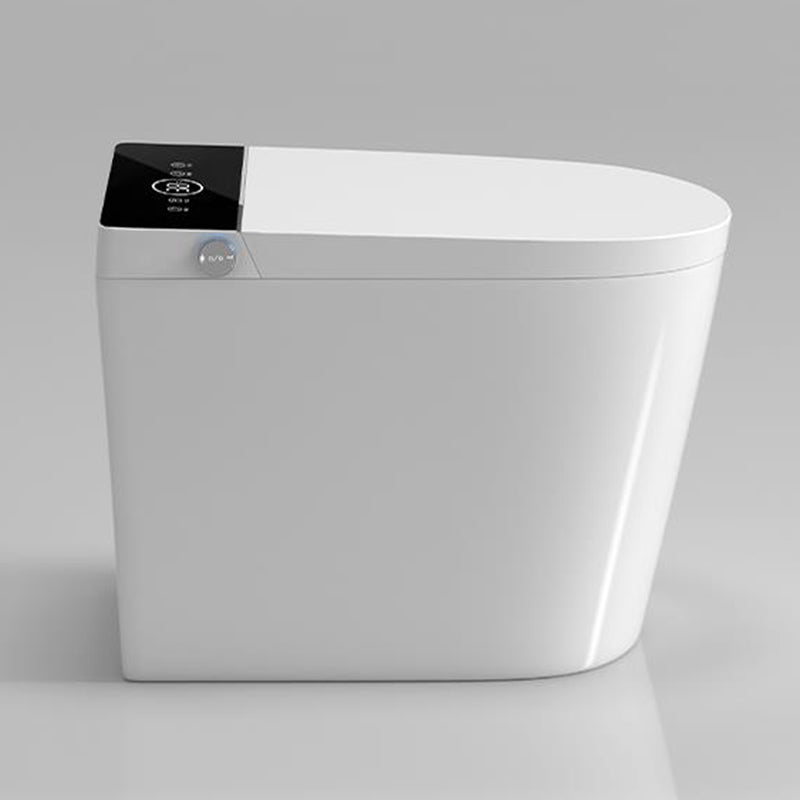 Simple Elongated All-in-One Bidet Ceramic Smart Toilet Bidet with Heated Seat Clearhalo 'Bathroom Remodel & Bathroom Fixtures' 'Bidets' 'Home Improvement' 'home_improvement' 'home_improvement_bidets' 'Toilets & Bidets' 7555015