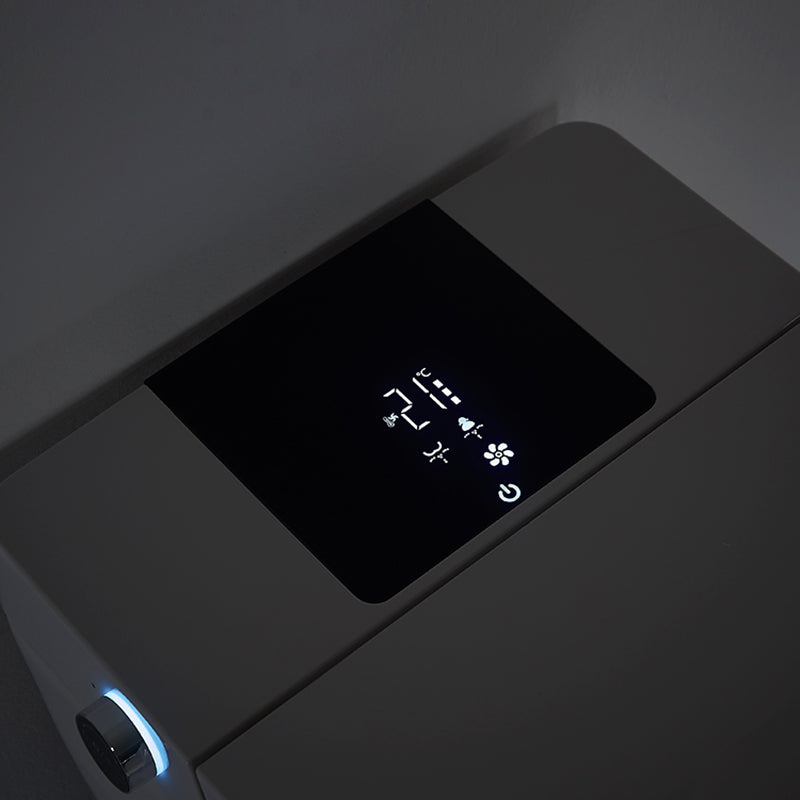 Minimalism Elongated All-in-One Bidet Ceramic Smart Toilet Bidet with Heated Seat Clearhalo 'Bathroom Remodel & Bathroom Fixtures' 'Bidets' 'Home Improvement' 'home_improvement' 'home_improvement_bidets' 'Toilets & Bidets' 7555025
