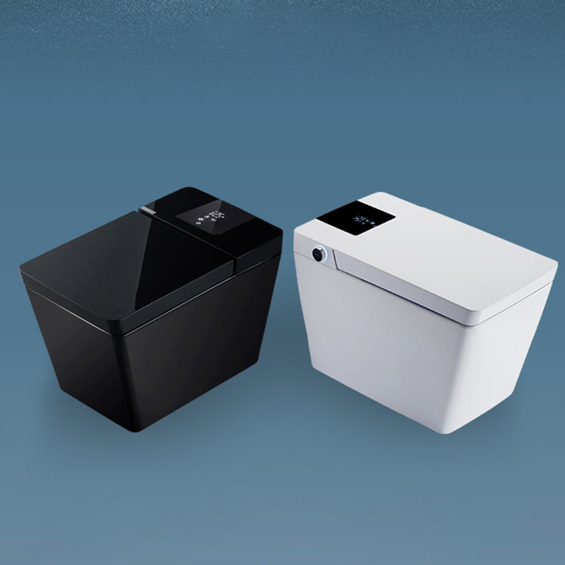 Minimalism Elongated All-in-One Bidet Ceramic Smart Toilet Bidet with Heated Seat Clearhalo 'Bathroom Remodel & Bathroom Fixtures' 'Bidets' 'Home Improvement' 'home_improvement' 'home_improvement_bidets' 'Toilets & Bidets' 7555026