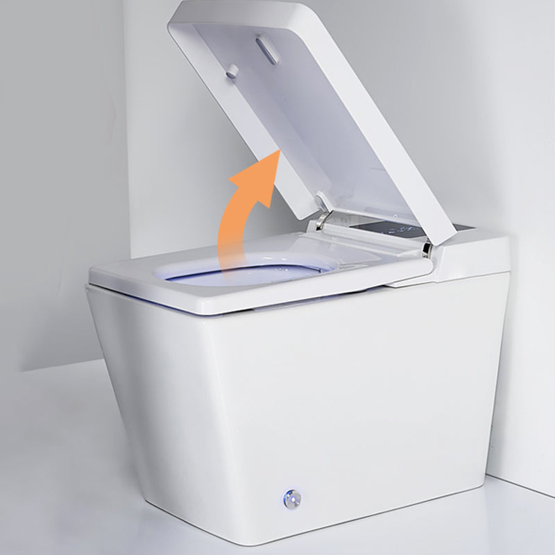 Minimalism Elongated All-in-One Bidet Ceramic Smart Toilet Bidet with Heated Seat Clearhalo 'Bathroom Remodel & Bathroom Fixtures' 'Bidets' 'Home Improvement' 'home_improvement' 'home_improvement_bidets' 'Toilets & Bidets' 7555029