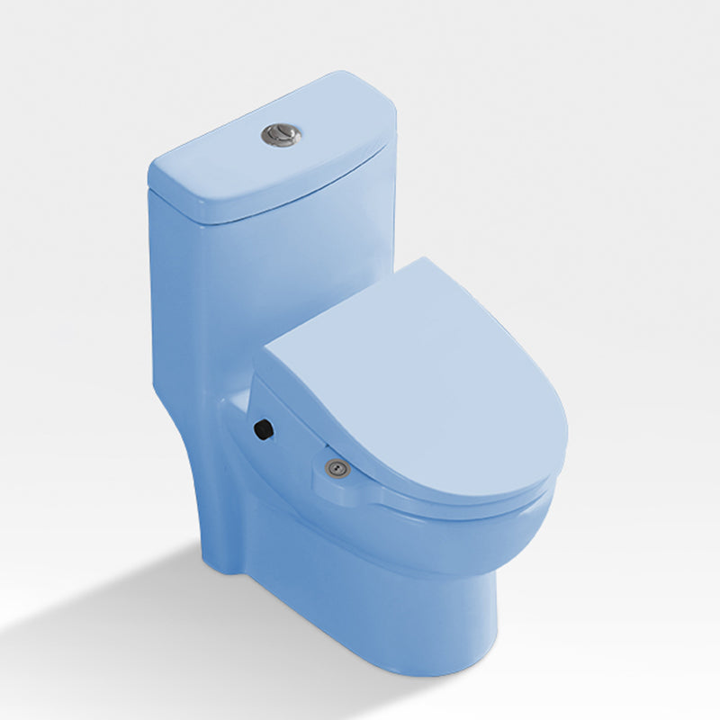Kids Elongated All-in-One Bidet Ceramic Smart Toilet Bidet with Heated Seat Blue Clearhalo 'Bathroom Remodel & Bathroom Fixtures' 'Bidets' 'Home Improvement' 'home_improvement' 'home_improvement_bidets' 'Toilets & Bidets' 7555038