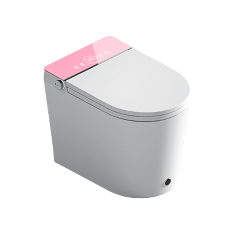 Heated Smart One-Piece Smart Toilet Bidet Elongated Smart Bidet in White Clearhalo 'Bathroom Remodel & Bathroom Fixtures' 'Bidets' 'Home Improvement' 'home_improvement' 'home_improvement_bidets' 'Toilets & Bidets' 7555259
