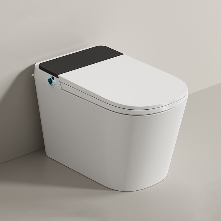 White Smart Toilet Elongated Antimicrobial Floor Standing Bidet Clearhalo 'Bathroom Remodel & Bathroom Fixtures' 'Bidets' 'Home Improvement' 'home_improvement' 'home_improvement_bidets' 'Toilets & Bidets' 7555328