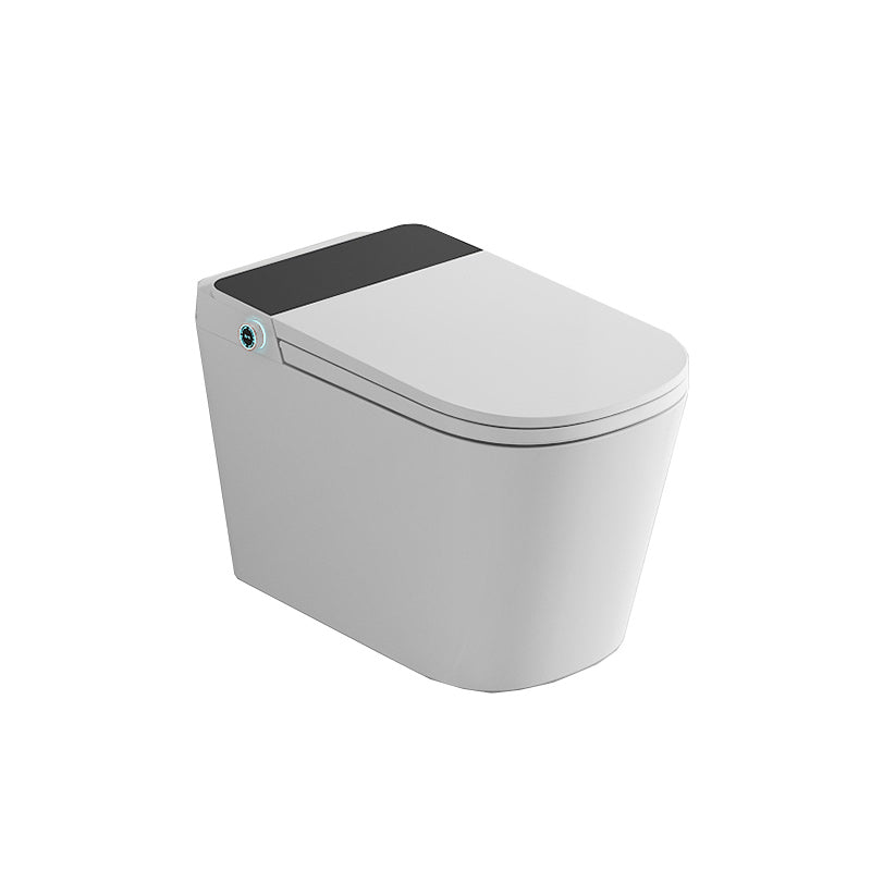 White Smart Toilet Elongated Antimicrobial Floor Standing Bidet Black Clearhalo 'Bathroom Remodel & Bathroom Fixtures' 'Bidets' 'Home Improvement' 'home_improvement' 'home_improvement_bidets' 'Toilets & Bidets' 7555330