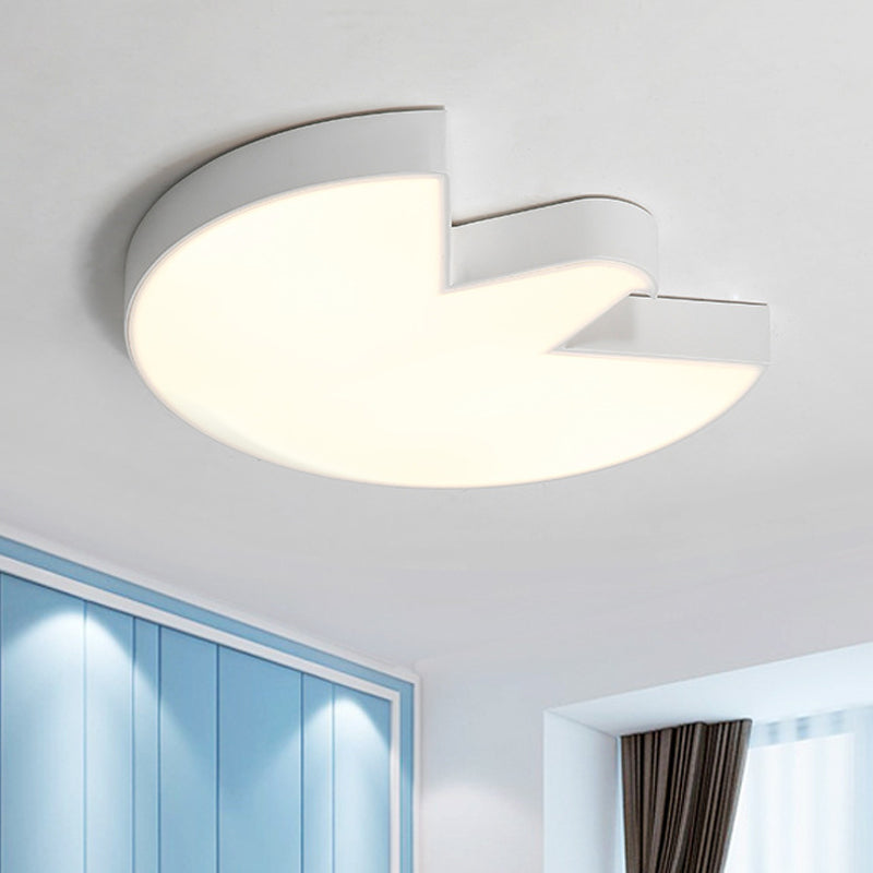 White/Black Pigeon Ceiling Flush Contemporary Acrylic LED Flushmount Lighting for Bedroom White Clearhalo 'Ceiling Lights' 'Close To Ceiling Lights' 'Close to ceiling' 'Flush mount' Lighting' 756493