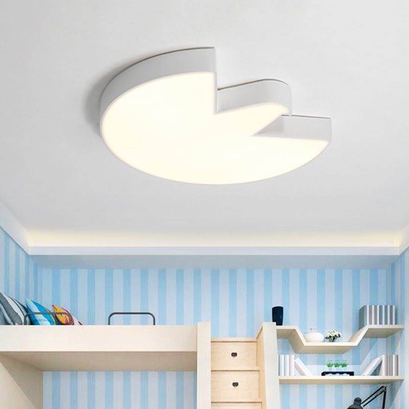 White/Black Pigeon Ceiling Flush Contemporary Acrylic LED Flushmount Lighting for Bedroom Clearhalo 'Ceiling Lights' 'Close To Ceiling Lights' 'Close to ceiling' 'Flush mount' Lighting' 756495