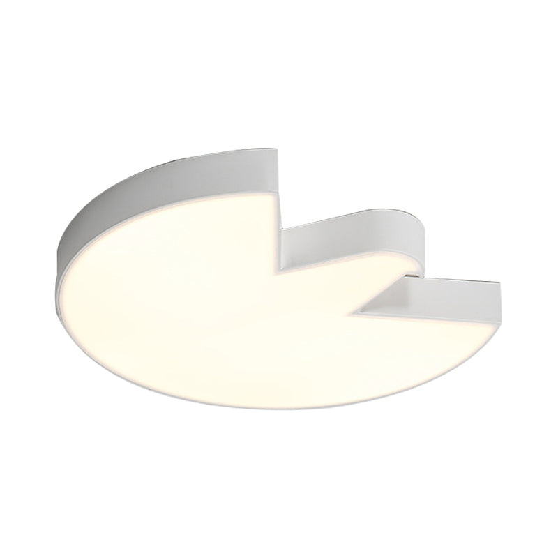 White/Black Pigeon Ceiling Flush Contemporary Acrylic LED Flushmount Lighting for Bedroom Clearhalo 'Ceiling Lights' 'Close To Ceiling Lights' 'Close to ceiling' 'Flush mount' Lighting' 756496