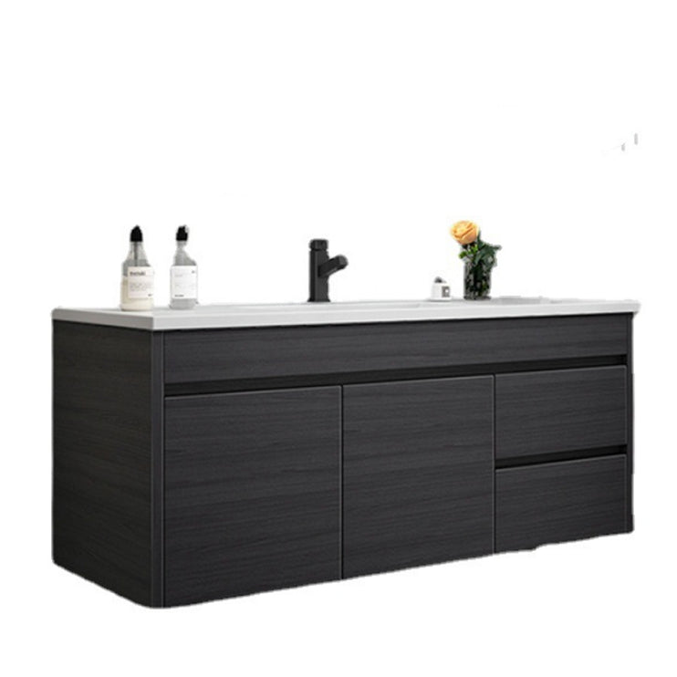 Rectangular Bathroom Vanity Single-Sink Modern Ceramic Wall Mount Vanity Set Clearhalo 'Bathroom Remodel & Bathroom Fixtures' 'Bathroom Vanities' 'bathroom_vanities' 'Home Improvement' 'home_improvement' 'home_improvement_bathroom_vanities' 7572887