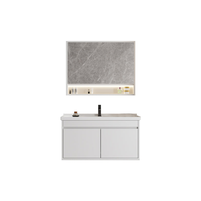 Rectangular Bathroom Vanity Single-Sink Modern White Wall Mount Vanity Set Vanity & Faucet & Mirror Cabinet https://res.litfad.com/site/img/item/2023/02/27/7572916/1200x1200.jpg Clearhalo 'Bathroom Remodel & Bathroom Fixtures' 'Bathroom Vanities' 'bathroom_vanities' 'Home Improvement' 'home_improvement' 'home_improvement_bathroom_vanities' 7572916