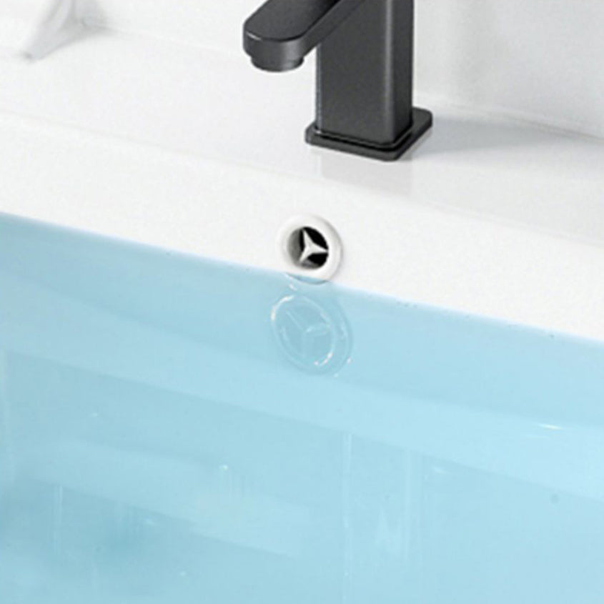 Modern Bathroom Vanity Freestanding Faucet Included Bathroom Sink Vanity Clearhalo 'Bathroom Remodel & Bathroom Fixtures' 'Bathroom Vanities' 'bathroom_vanities' 'Home Improvement' 'home_improvement' 'home_improvement_bathroom_vanities' 7588711