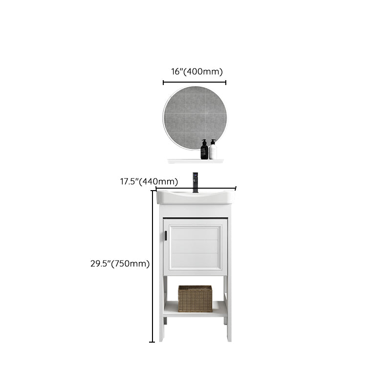 Modern Bathroom Vanity Freestanding Faucet Included Bathroom Sink Vanity Clearhalo 'Bathroom Remodel & Bathroom Fixtures' 'Bathroom Vanities' 'bathroom_vanities' 'Home Improvement' 'home_improvement' 'home_improvement_bathroom_vanities' 7588739