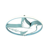 Blue Dove Ceiling Flush Light Macaron Acrylic LED Flushmount Lighting with Glow Ring Guard in Warm/White Light Clearhalo 'Ceiling Lights' 'Close To Ceiling Lights' 'Close to ceiling' 'Flush mount' Lighting' 759396