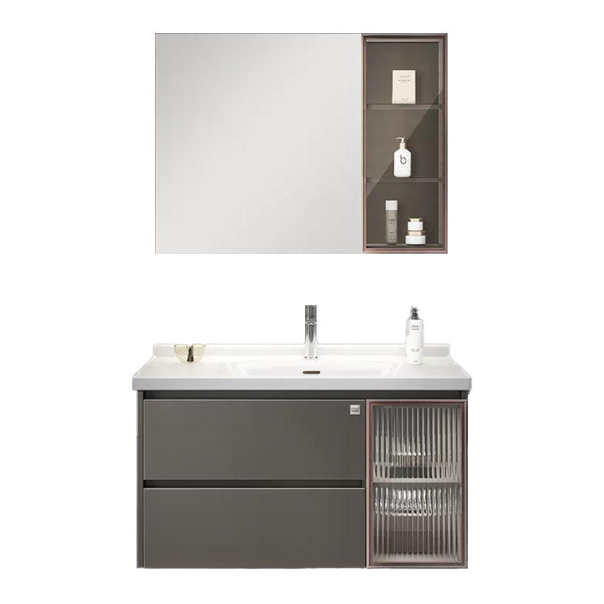 Rectangular Vanity Set Modern Ceramic Top Single-Sink Wall Mount Bath Vanity Vanity & Faucet & Mirror Cabinet https://res.litfad.com/site/img/item/2023/02/25/7610711/1200x1200.jpg Clearhalo 'Bathroom Remodel & Bathroom Fixtures' 'Bathroom Vanities' 'bathroom_vanities' 'Home Improvement' 'home_improvement' 'home_improvement_bathroom_vanities' 7610711