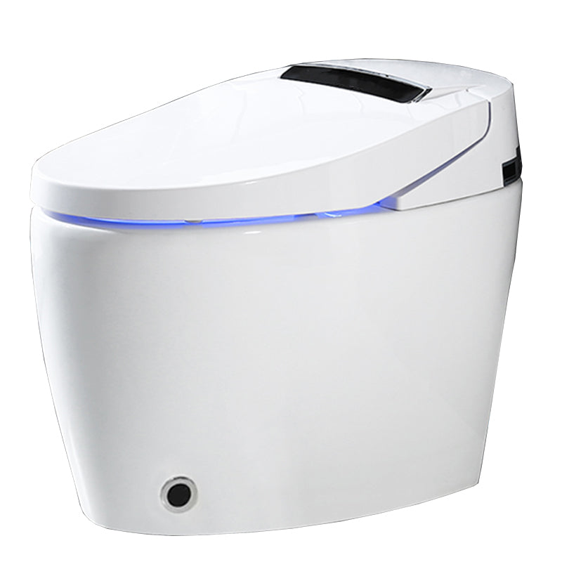 Elongated Smart Toilet Seat Bidet Antimicrobial Bidet Seat with Heated Seat Clearhalo 'Bathroom Remodel & Bathroom Fixtures' 'Bidets' 'Home Improvement' 'home_improvement' 'home_improvement_bidets' 'Toilets & Bidets' 7612368