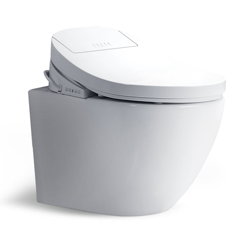 15" W Wall Hung Toilet Set Ceramic Elongated Smart Bidet with Tank Clearhalo 'Bathroom Remodel & Bathroom Fixtures' 'Bidets' 'Home Improvement' 'home_improvement' 'home_improvement_bidets' 'Toilets & Bidets' 7612415