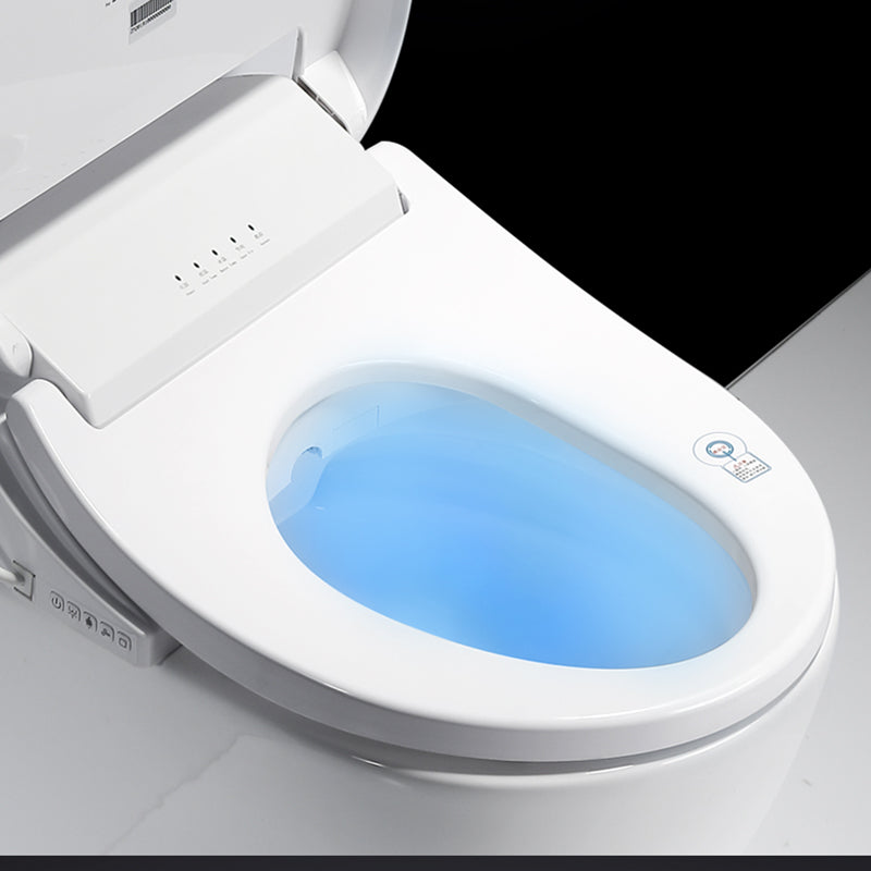 15" W Wall Hung Toilet Set Ceramic Elongated Smart Bidet with Tank Clearhalo 'Bathroom Remodel & Bathroom Fixtures' 'Bidets' 'Home Improvement' 'home_improvement' 'home_improvement_bidets' 'Toilets & Bidets' 7612420