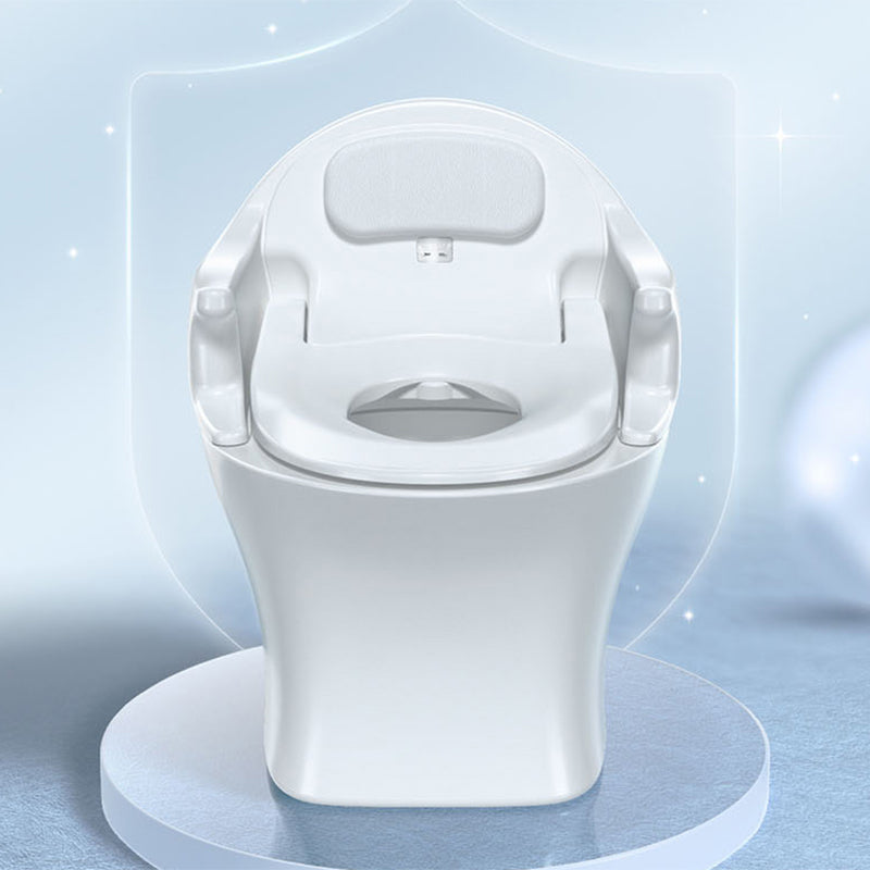Smart All-In-One Toilet Seat Bidet 23.6" W Elongated Bidet Seat in Ceramic Clearhalo 'Bathroom Remodel & Bathroom Fixtures' 'Bidets' 'Home Improvement' 'home_improvement' 'home_improvement_bidets' 'Toilets & Bidets' 7612425