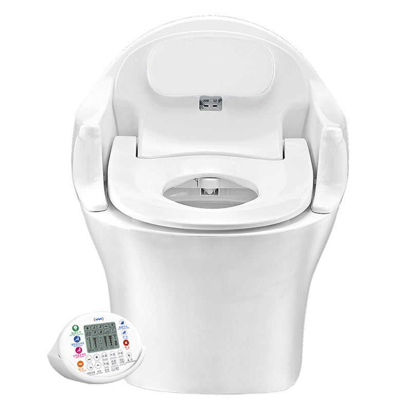 Smart All-In-One Toilet Seat Bidet 23.6" W Elongated Bidet Seat in Ceramic Clearhalo 'Bathroom Remodel & Bathroom Fixtures' 'Bidets' 'Home Improvement' 'home_improvement' 'home_improvement_bidets' 'Toilets & Bidets' 7612427