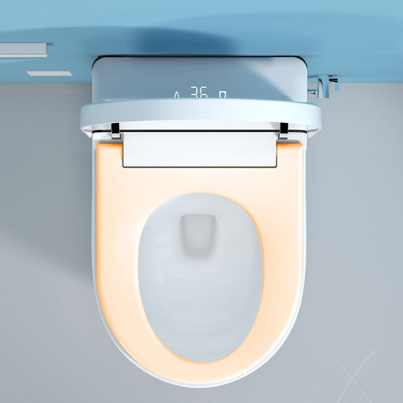 White All-In-One Smart Bidet with Tank 15" Wide Wall Mount Bidet Clearhalo 'Bathroom Remodel & Bathroom Fixtures' 'Bidets' 'Home Improvement' 'home_improvement' 'home_improvement_bidets' 'Toilets & Bidets' 7612444