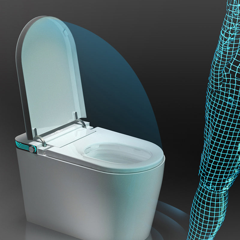 Vitreous China Floor Mount Bidet Contemporary Smart Toilet with Heated Seat Clearhalo 'Bathroom Remodel & Bathroom Fixtures' 'Bidets' 'Home Improvement' 'home_improvement' 'home_improvement_bidets' 'Toilets & Bidets' 7612515