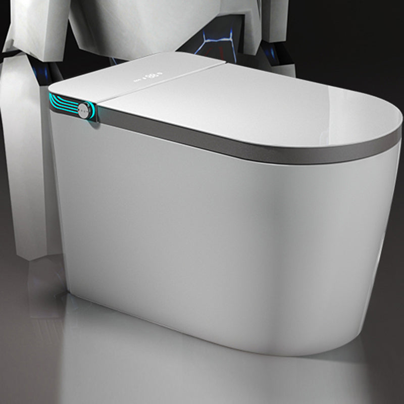 Vitreous China Floor Mount Bidet Contemporary Smart Toilet with Heated Seat Clearhalo 'Bathroom Remodel & Bathroom Fixtures' 'Bidets' 'Home Improvement' 'home_improvement' 'home_improvement_bidets' 'Toilets & Bidets' 7612517