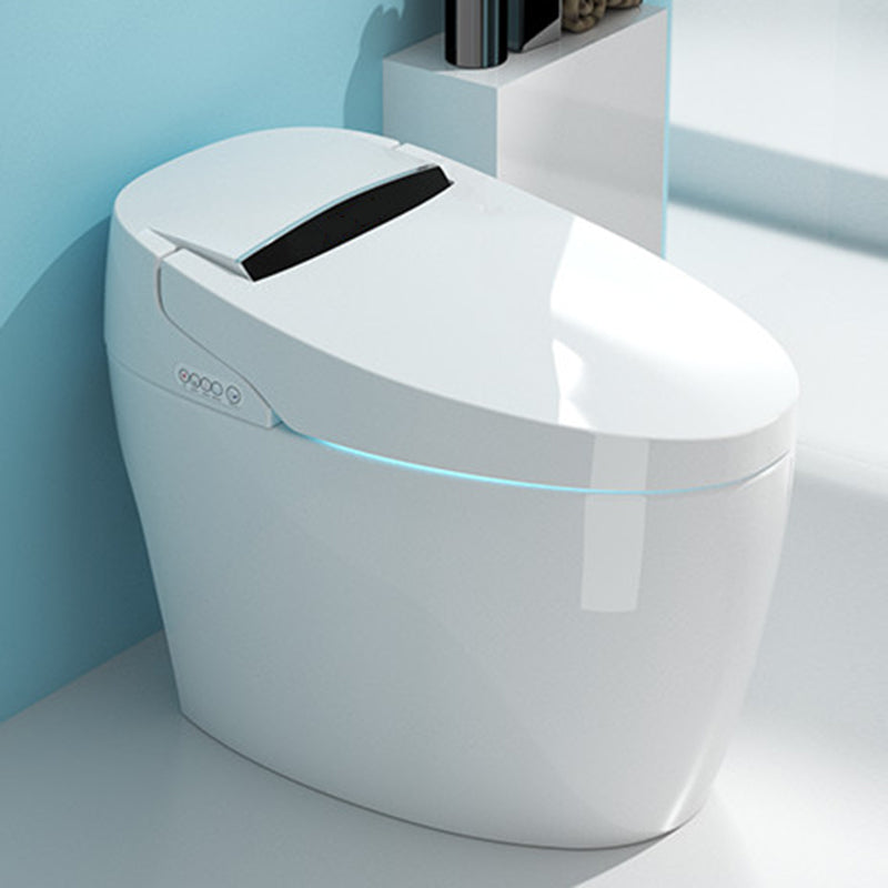 Contemporary Smart Bidet Deodorizing and Antimicrobial Floor Mount Bidet Clearhalo 'Bathroom Remodel & Bathroom Fixtures' 'Bidets' 'Home Improvement' 'home_improvement' 'home_improvement_bidets' 'Toilets & Bidets' 7612522