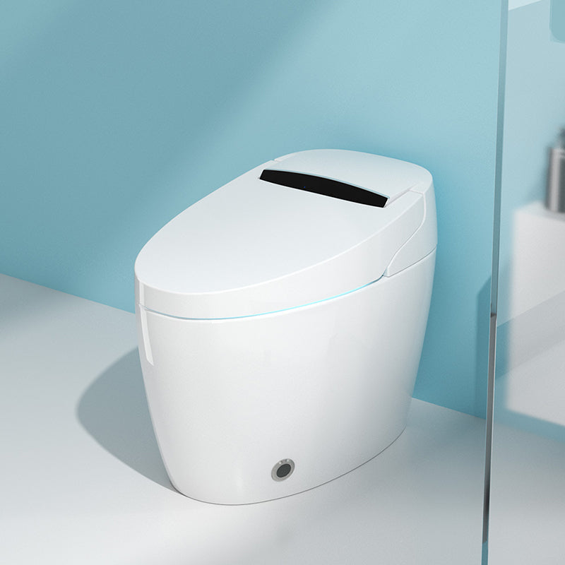 Contemporary Smart Bidet Deodorizing and Antimicrobial Floor Mount Bidet Clearhalo 'Bathroom Remodel & Bathroom Fixtures' 'Bidets' 'Home Improvement' 'home_improvement' 'home_improvement_bidets' 'Toilets & Bidets' 7612523