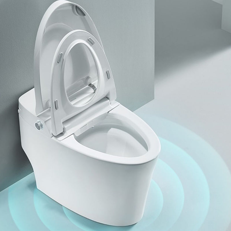 Vitreous China Smart Bidet Remote Control Included Floor Standing Bidet Clearhalo 'Bathroom Remodel & Bathroom Fixtures' 'Bidets' 'Home Improvement' 'home_improvement' 'home_improvement_bidets' 'Toilets & Bidets' 7612548