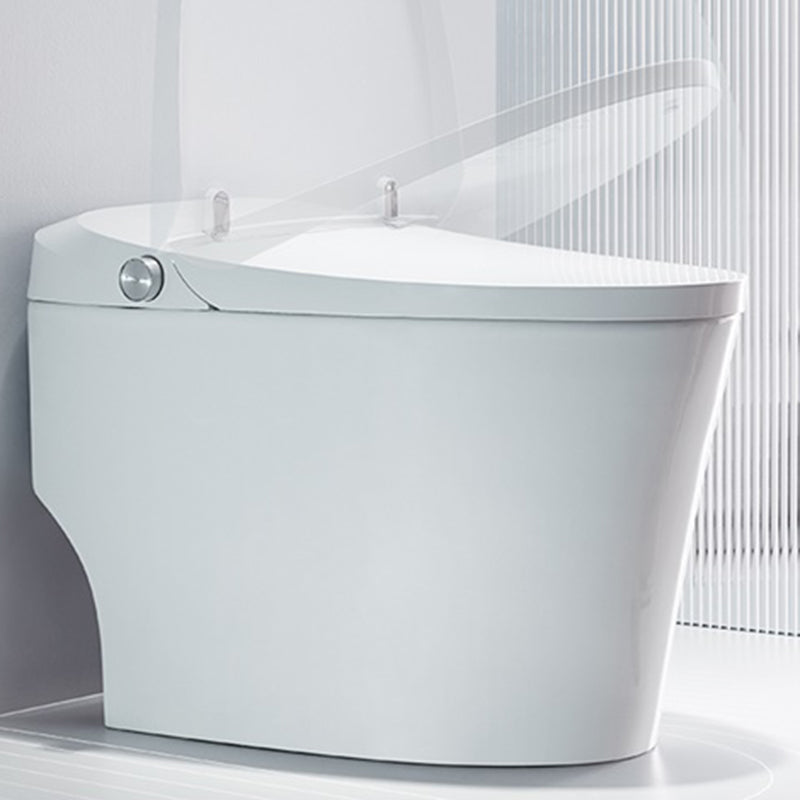 Vitreous China Smart Bidet Remote Control Included Floor Standing Bidet Clearhalo 'Bathroom Remodel & Bathroom Fixtures' 'Bidets' 'Home Improvement' 'home_improvement' 'home_improvement_bidets' 'Toilets & Bidets' 7612549