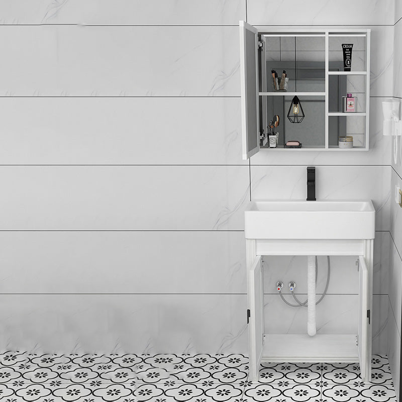 Modern Freestanding Sink Vanity Metal Faucet Included Bathroom Sink Vanity Clearhalo 'Bathroom Remodel & Bathroom Fixtures' 'Bathroom Vanities' 'bathroom_vanities' 'Home Improvement' 'home_improvement' 'home_improvement_bathroom_vanities' 7623592