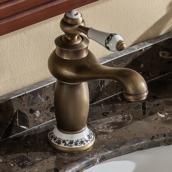 Wood Traditional Sink Vanity Freestanding Bathroom Sink Vanity with Mirror Clearhalo 'Bathroom Remodel & Bathroom Fixtures' 'Bathroom Vanities' 'bathroom_vanities' 'Home Improvement' 'home_improvement' 'home_improvement_bathroom_vanities' 7623634