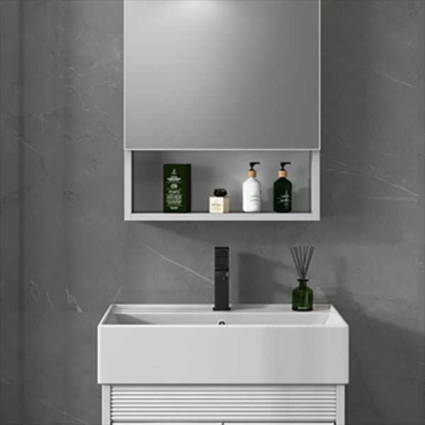 Modern Freestanding Sink Vanity Metal Faucet Included Bathroom Vanity Set Clearhalo 'Bathroom Remodel & Bathroom Fixtures' 'Bathroom Vanities' 'bathroom_vanities' 'Home Improvement' 'home_improvement' 'home_improvement_bathroom_vanities' 7623663