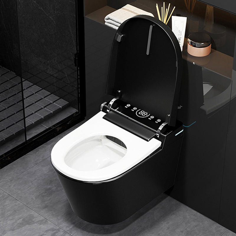 Elongated Toilet Seat Bidet Contemporary Bidet Toilet, Seat Remote Control Included Clearhalo 'Bathroom Remodel & Bathroom Fixtures' 'Bidets' 'Home Improvement' 'home_improvement' 'home_improvement_bidets' 'Toilets & Bidets' 7625990