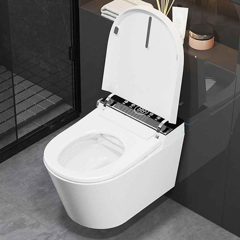 Elongated Toilet Seat Bidet Contemporary Bidet Toilet, Seat Remote Control Included Clearhalo 'Bathroom Remodel & Bathroom Fixtures' 'Bidets' 'Home Improvement' 'home_improvement' 'home_improvement_bidets' 'Toilets & Bidets' 7625993