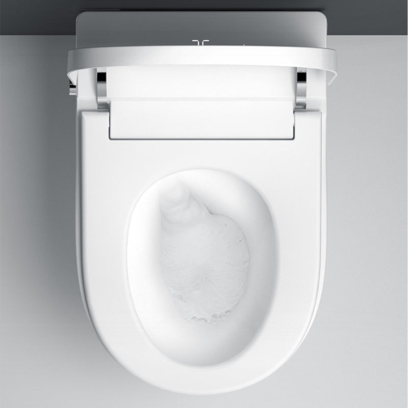 Elongated Toilet Seat Bidet Contemporary Bidet Toilet, Seat Remote Control Included Clearhalo 'Bathroom Remodel & Bathroom Fixtures' 'Bidets' 'Home Improvement' 'home_improvement' 'home_improvement_bidets' 'Toilets & Bidets' 7625995