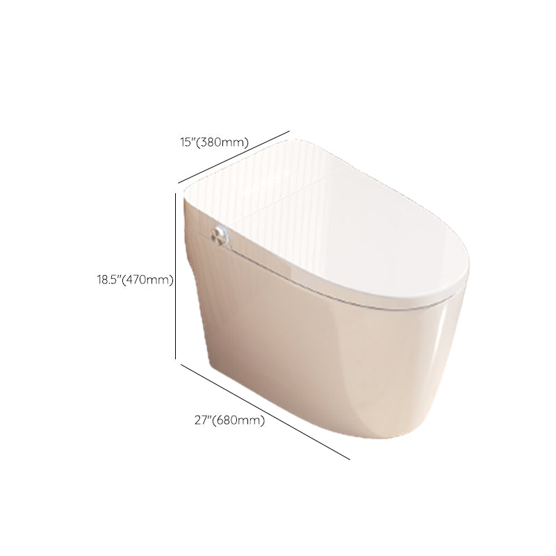 Contemporary White Wall Mounted Bidet Ceramic Horizontal Soft Close Bidet Seat Clearhalo 'Bathroom Remodel & Bathroom Fixtures' 'Bidets' 'Home Improvement' 'home_improvement' 'home_improvement_bidets' 'Toilets & Bidets' 7644348