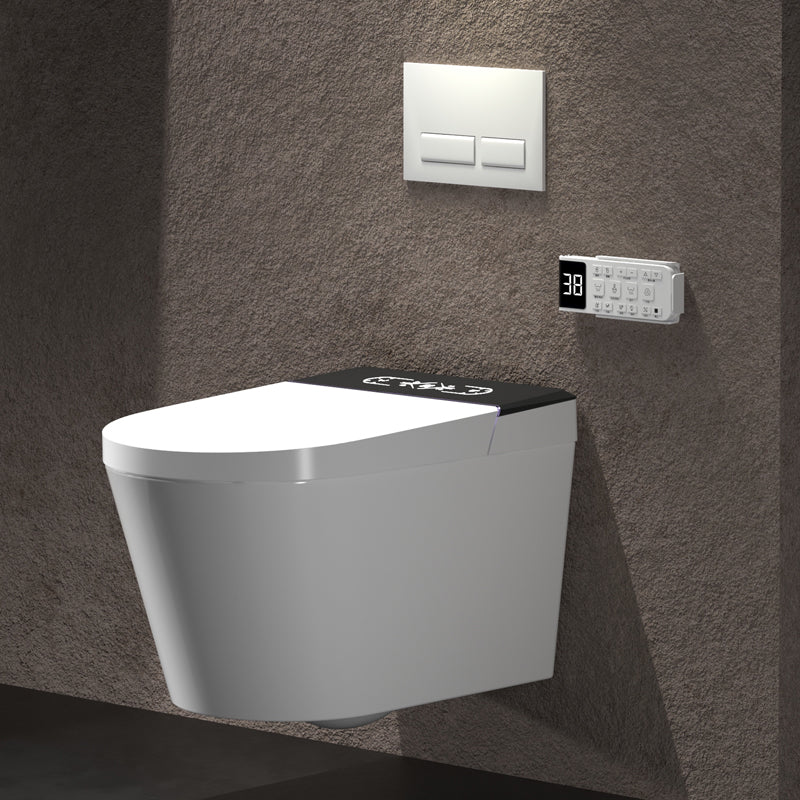 Modern Floor Standing Bidet White Ceramic with Bidet And Seat Horizontal Clearhalo 'Bathroom Remodel & Bathroom Fixtures' 'Bidets' 'Home Improvement' 'home_improvement' 'home_improvement_bidets' 'Toilets & Bidets' 7644349