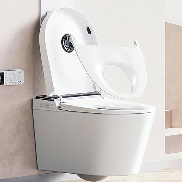 Modern Floor Standing Bidet White Ceramic with Bidet And Seat Horizontal Clearhalo 'Bathroom Remodel & Bathroom Fixtures' 'Bidets' 'Home Improvement' 'home_improvement' 'home_improvement_bidets' 'Toilets & Bidets' 7644353