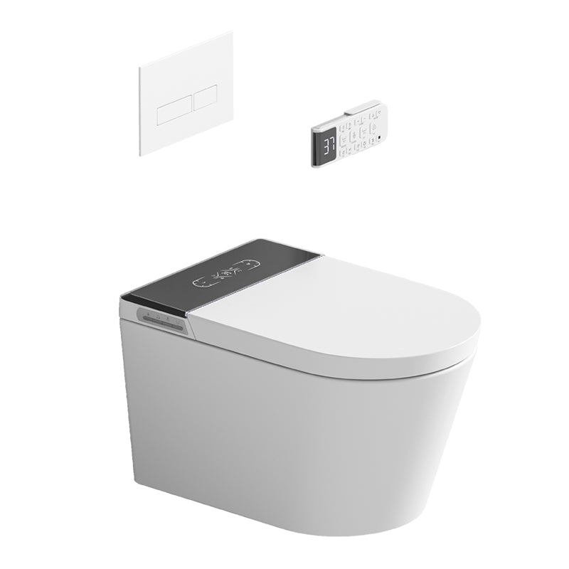 Modern Floor Standing Bidet White Ceramic with Bidet And Seat Horizontal Clearhalo 'Bathroom Remodel & Bathroom Fixtures' 'Bidets' 'Home Improvement' 'home_improvement' 'home_improvement_bidets' 'Toilets & Bidets' 7644355