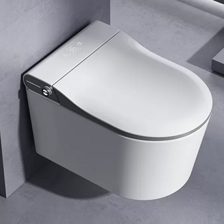 Contemporary Floor Standing Bidet White Ceramic with Bidet And Seat Horizontal Clearhalo 'Bathroom Remodel & Bathroom Fixtures' 'Bidets' 'Home Improvement' 'home_improvement' 'home_improvement_bidets' 'Toilets & Bidets' 7644363