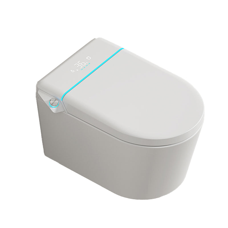 Contemporary White Wall Mounted Bidet Horizontal Ceramic with Bidet And Seat Clearhalo 'Bathroom Remodel & Bathroom Fixtures' 'Bidets' 'Home Improvement' 'home_improvement' 'home_improvement_bidets' 'Toilets & Bidets' 7644380