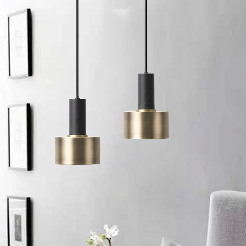 Modernism Mini Pendant Light Metallic Single Light Hanging Ceiling Light Clearhalo 'Ceiling Lights' 'Modern Pendants' 'Modern' 'Pendant Lights' 'Pendants' Lighting' 764900