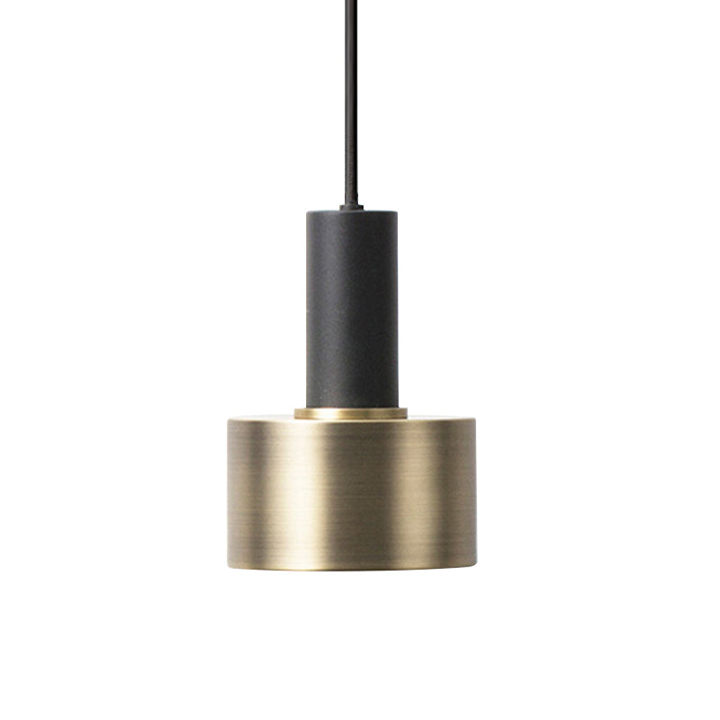 Modernism Mini Pendant Light Metallic Single Light Hanging Ceiling Light Clearhalo 'Ceiling Lights' 'Modern Pendants' 'Modern' 'Pendant Lights' 'Pendants' Lighting' 764902