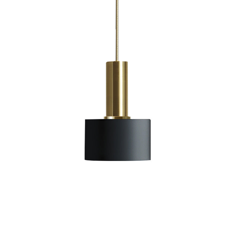 Modernism Mini Pendant Light Metallic Single Light Hanging Ceiling Light Clearhalo 'Ceiling Lights' 'Modern Pendants' 'Modern' 'Pendant Lights' 'Pendants' Lighting' 764912