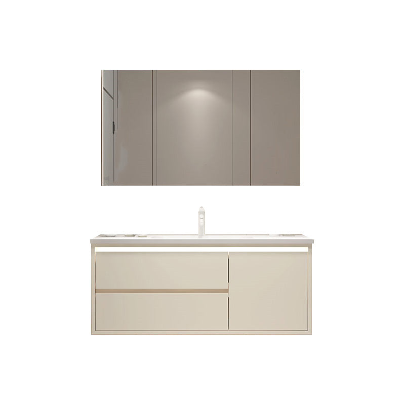 Wall Mount Wood Sink Vanity Modern Bathroom Vanity Set with Mirror Vanity & Faucet & Mirror Cabinet https://res.litfad.com/site/img/item/2023/02/12/7667251/1200x1200.jpg Clearhalo 'Bathroom Remodel & Bathroom Fixtures' 'Bathroom Vanities' 'bathroom_vanities' 'Home Improvement' 'home_improvement' 'home_improvement_bathroom_vanities' 7667251