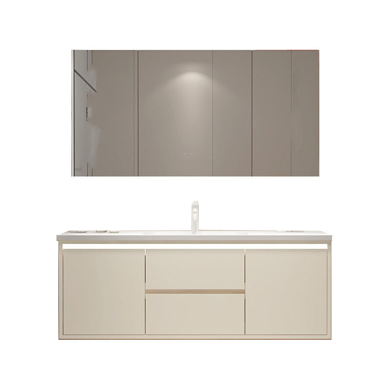 Wall Mount Wood Sink Vanity Modern Bathroom Vanity Set with Mirror Vanity & Faucet & Mirror Cabinet https://res.litfad.com/site/img/item/2023/02/04/7667252/1200x1200.jpg Clearhalo 'Bathroom Remodel & Bathroom Fixtures' 'Bathroom Vanities' 'bathroom_vanities' 'Home Improvement' 'home_improvement' 'home_improvement_bathroom_vanities' 7667252