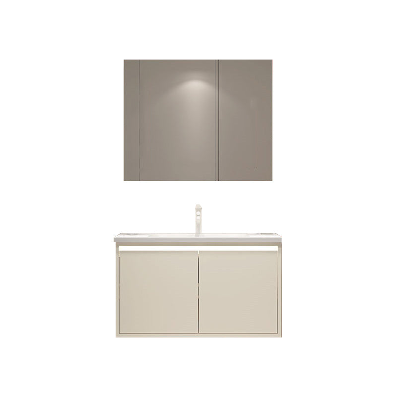 Wall Mount Wood Sink Vanity Modern Bathroom Vanity Set with Mirror Vanity & Faucet & Mirror Cabinet https://res.litfad.com/site/img/item/2023/02/27/7667260/1200x1200.jpg Clearhalo 'Bathroom Remodel & Bathroom Fixtures' 'Bathroom Vanities' 'bathroom_vanities' 'Home Improvement' 'home_improvement' 'home_improvement_bathroom_vanities' 7667260