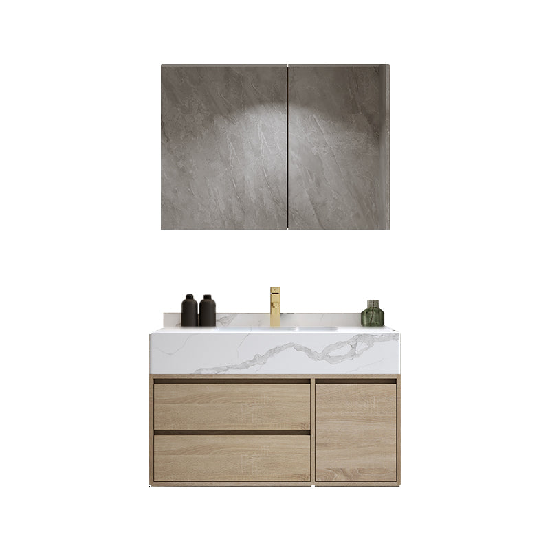 Modern Wall Mount Bathroom Vanity Set Wood Sink Vanity with Mirror Vanity & Faucet & Mirror Cabinet https://res.litfad.com/site/img/item/2023/02/19/7678496/1200x1200.jpg Clearhalo 'Bathroom Remodel & Bathroom Fixtures' 'Bathroom Vanities' 'bathroom_vanities' 'Home Improvement' 'home_improvement' 'home_improvement_bathroom_vanities' 7678496