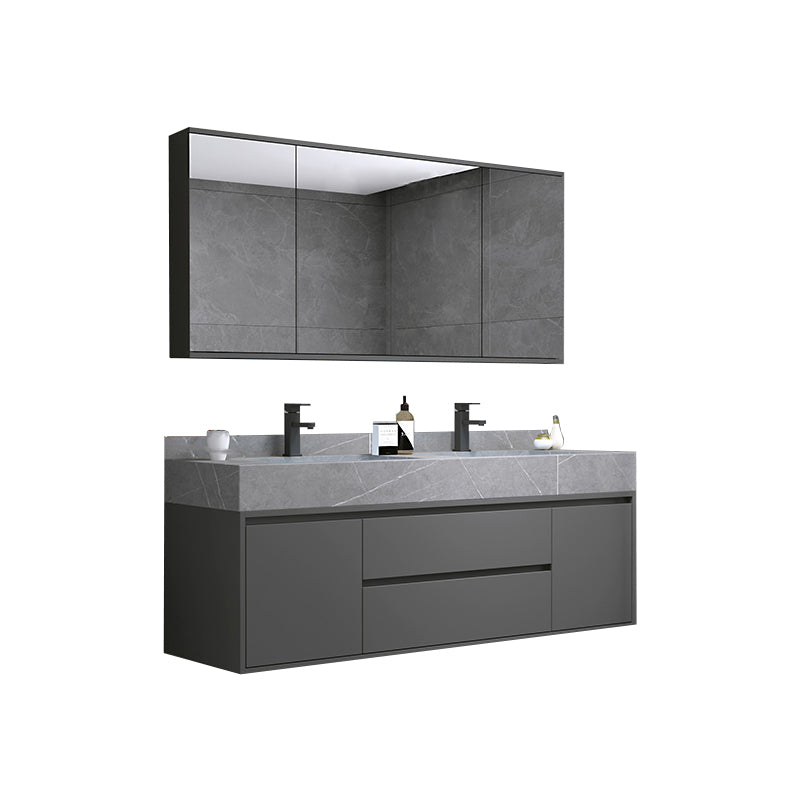 Modern Bathroom Vanity Set Wall Mount Faucet Included Bathroom Vanity Vanity & Faucet & Mirror Cabinet https://res.litfad.com/site/img/item/2023/02/21/7678562/1200x1200.jpg Clearhalo 'Bathroom Remodel & Bathroom Fixtures' 'Bathroom Vanities' 'bathroom_vanities' 'Home Improvement' 'home_improvement' 'home_improvement_bathroom_vanities' 7678562